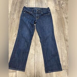 American Eagle “stretch” artist crop jeans size 4